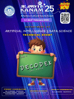 DecodeX - KANAM 2025 Technical Event Poster